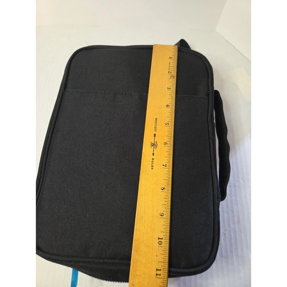 X Large Teal Bible Cover‎ Carrying Case Floral Design